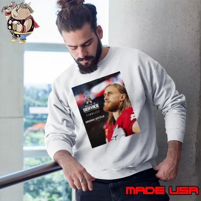 George Kittle Salute To Service Finalist Signature Sweatshirt