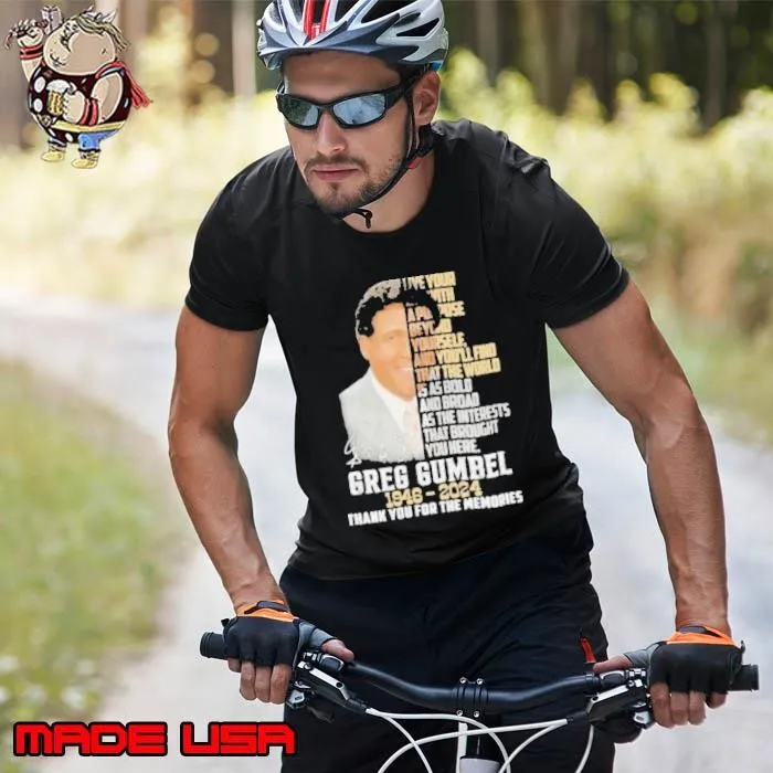 Greg Gumbel 1946 2024, Thank You for the Memories Signature Unisex