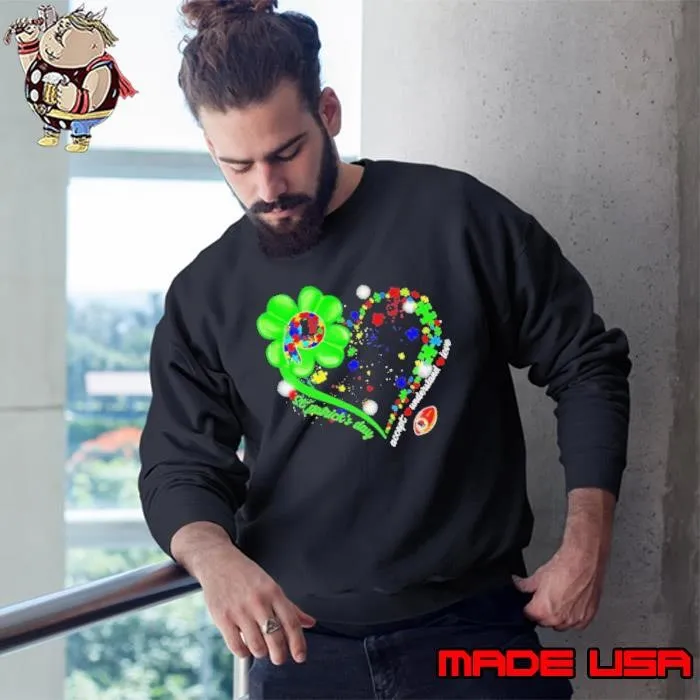 Heart St Patrick’s Day Accept Understand Love Washington Redskins Sweatshirt