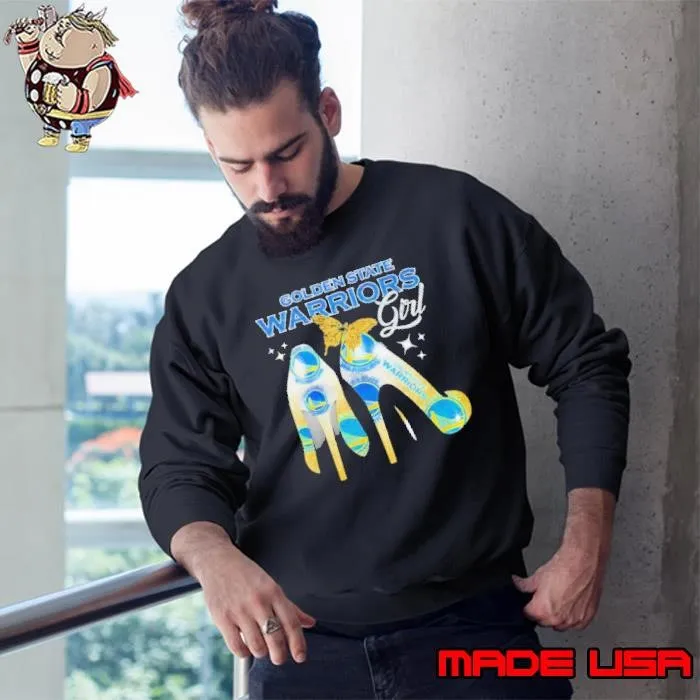 High heels Golden State Warriors girl Sweatshirt