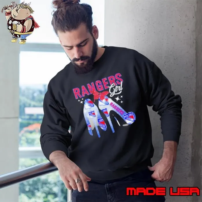 High heels New York Rangers girl Sweatshirt
