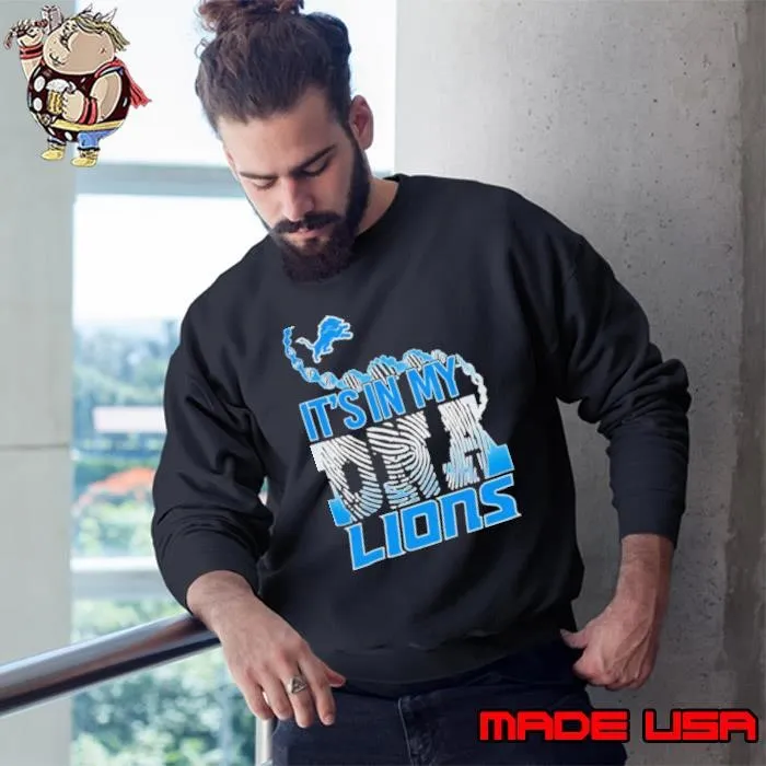 It’s in my DNA Lions finger print Sweatshirt