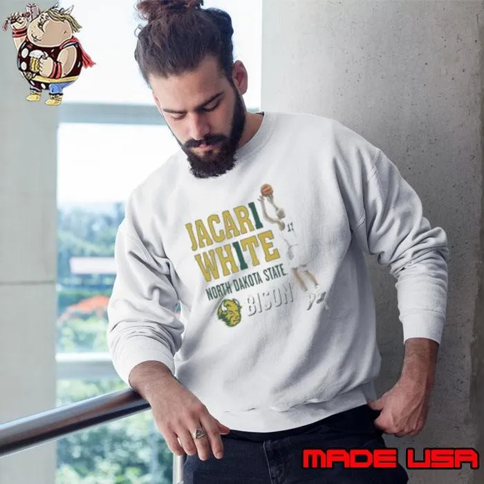 Jacari White 11 North Dakota State Bison cartoon Sweatshirt