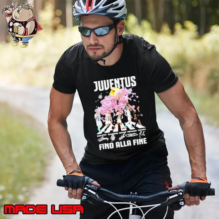 Juventus Fino Alla Fine Abbey Road peach blossom signature Unisex