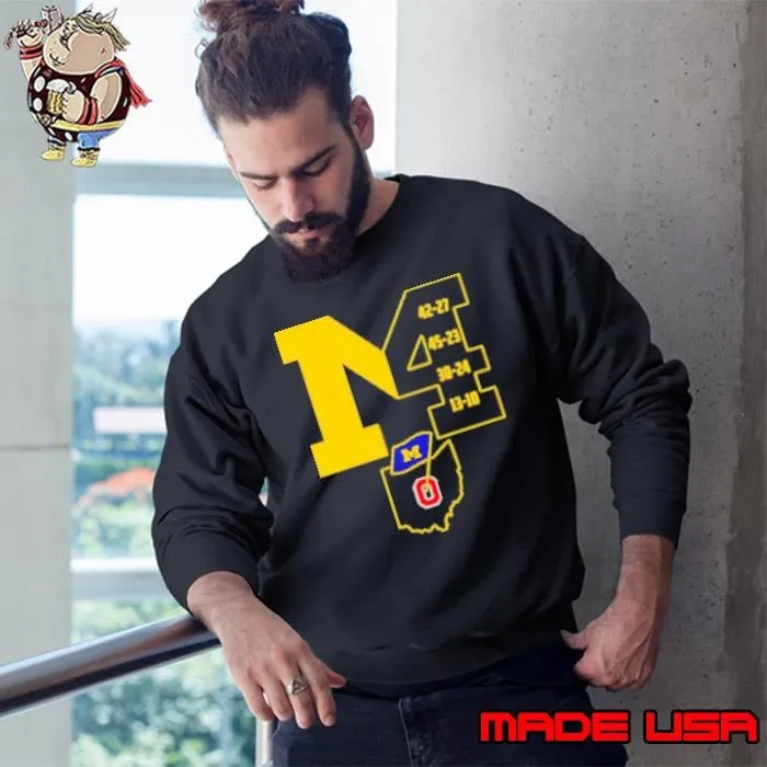 Mich 4 0 Michigan Wolverines Shirt