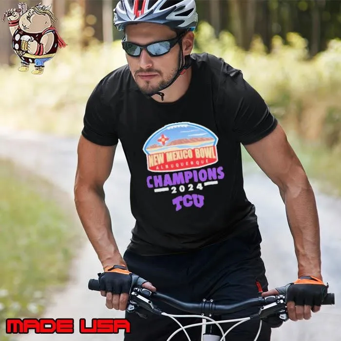 New Mexico Bowl Shop TCU Horned Frogs Football 2024 Isleta New Mexico Bowl Champions Unisex