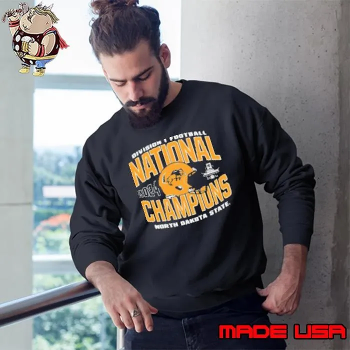 North Dakota State Bison 2024 Division I Football National Champions Sweatshirt