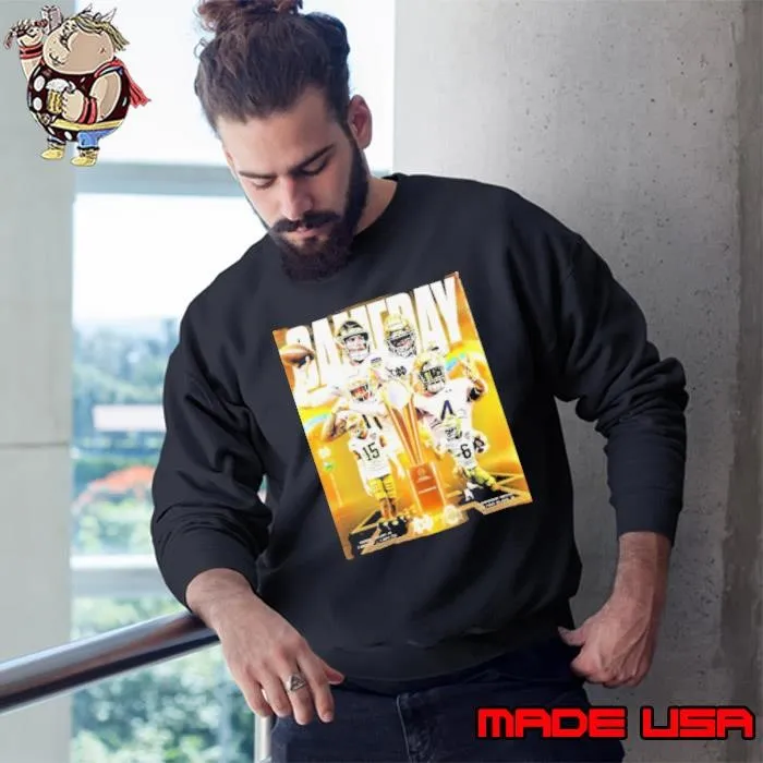 Notre Dame Fighting Irish Vs Ohio State Buckeyes Gameday CFP National Championship Matchup Mon Jan 20 Poster t Sweatshirt