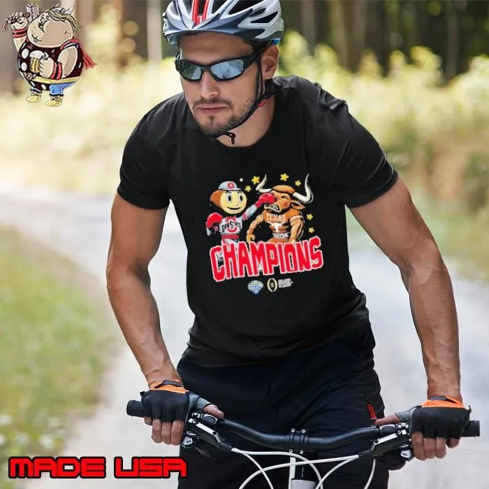 Ohio State Buckeyes Beats Texas Longhorns Mascot Goodyear Cotton Bowl 2024 2025 CFP On Jan 10th 2025 At Arlington Texas Shirts Unisex