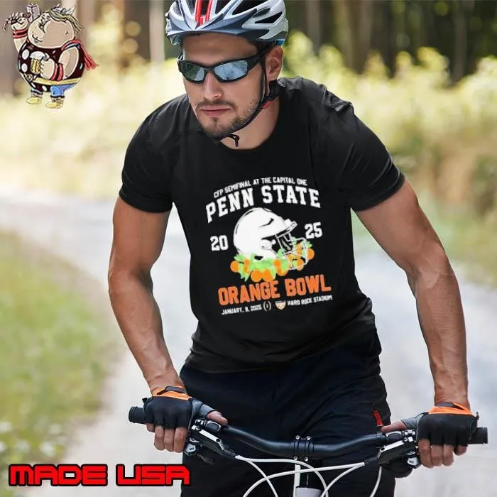 Penn State Nittany Lions CFP Semifinal At The Capital One Orange Bowl 2025 Jan 9 Hard Rock Stadium Helmet t Unisex