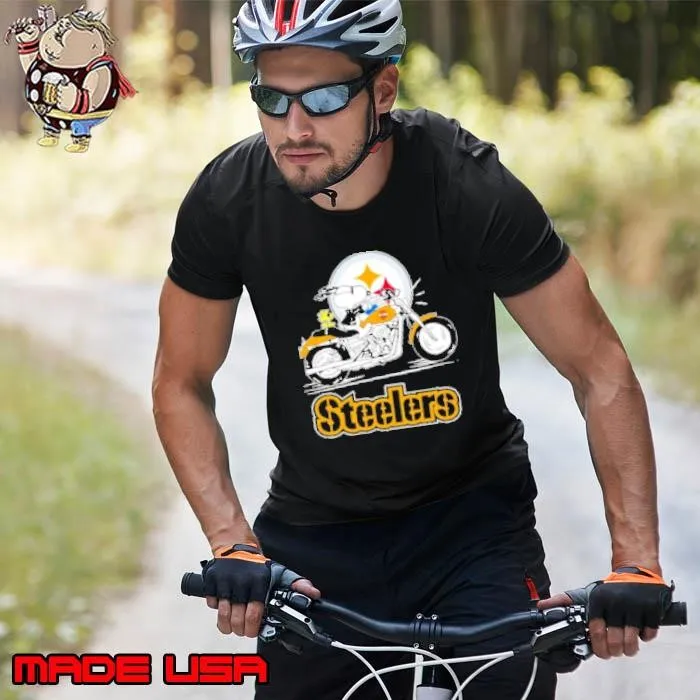 Pittsburgh Steelers Cool Snoopy riding motor Unisex