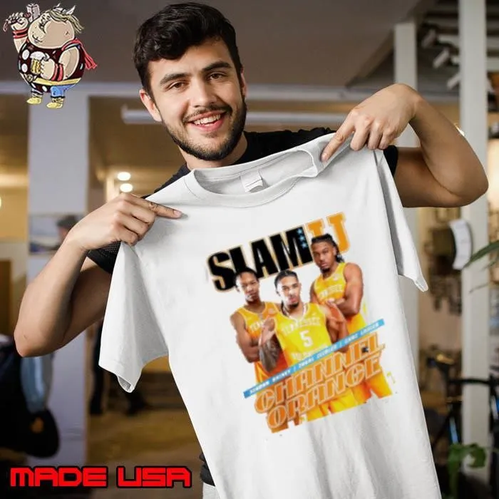 SLAMU Cover Tee Tennessee Volunteers Channel Orange Jordan Griney Zakai Zeigler Chaz Lanier Unisex