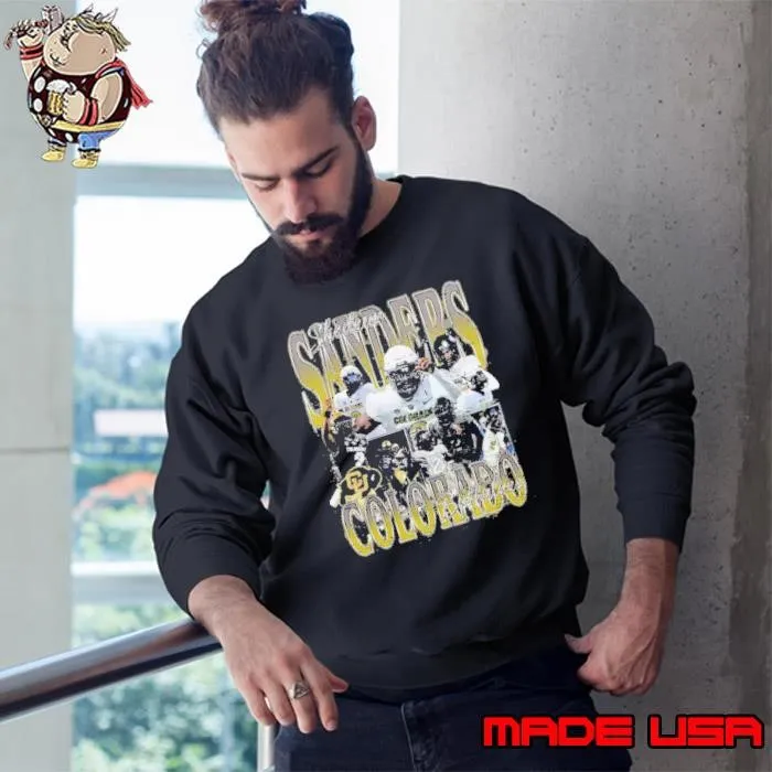 Shadeur Sanders American football quarterback Colorado Buffaloes Sweatshirt