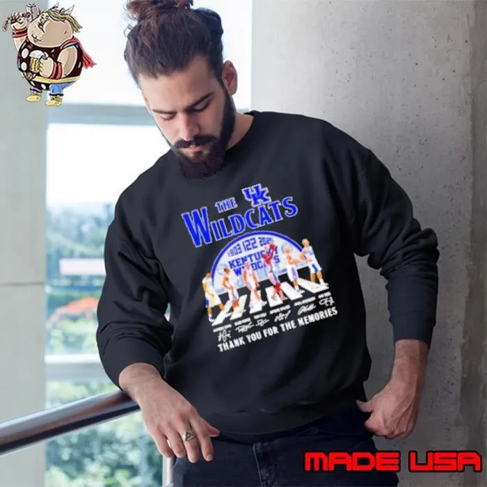 The Kentucky Wildcats Abbey Road 1903 2025 thank you for the memories signatures Sweatshirt