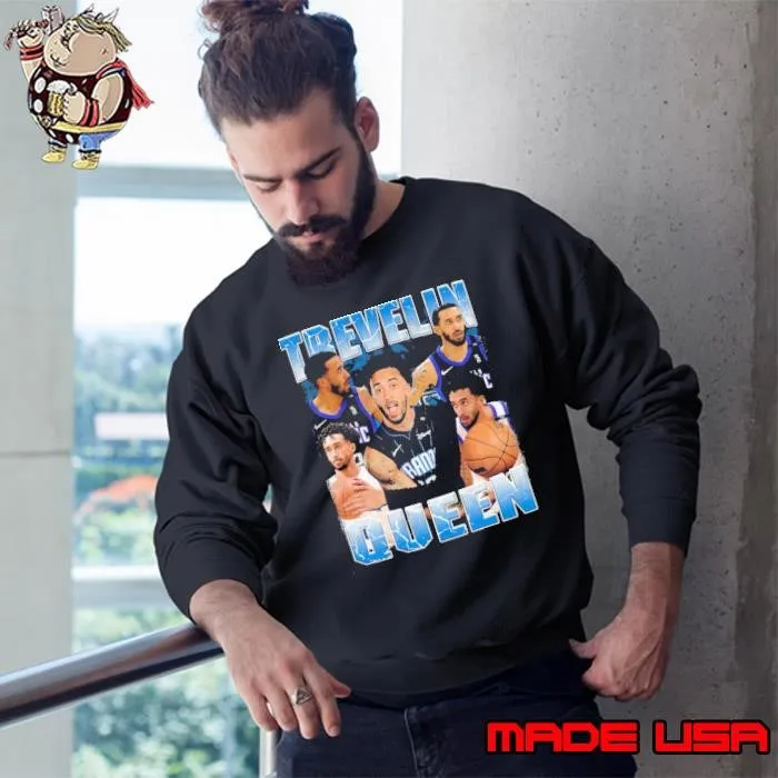 Trevelin Queen American professional basketball player Orlando Magic Sweatshirt