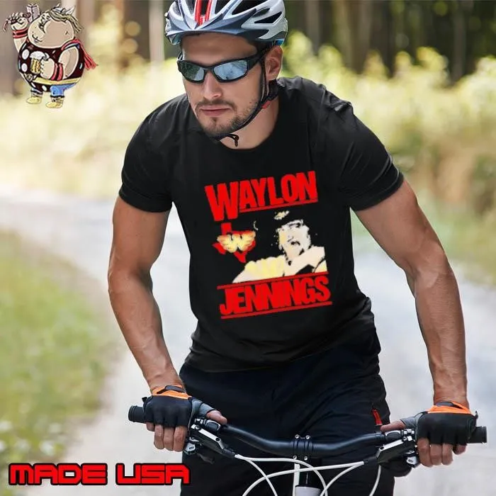 Waylon Jennings Flying W Over Texas Shirt
