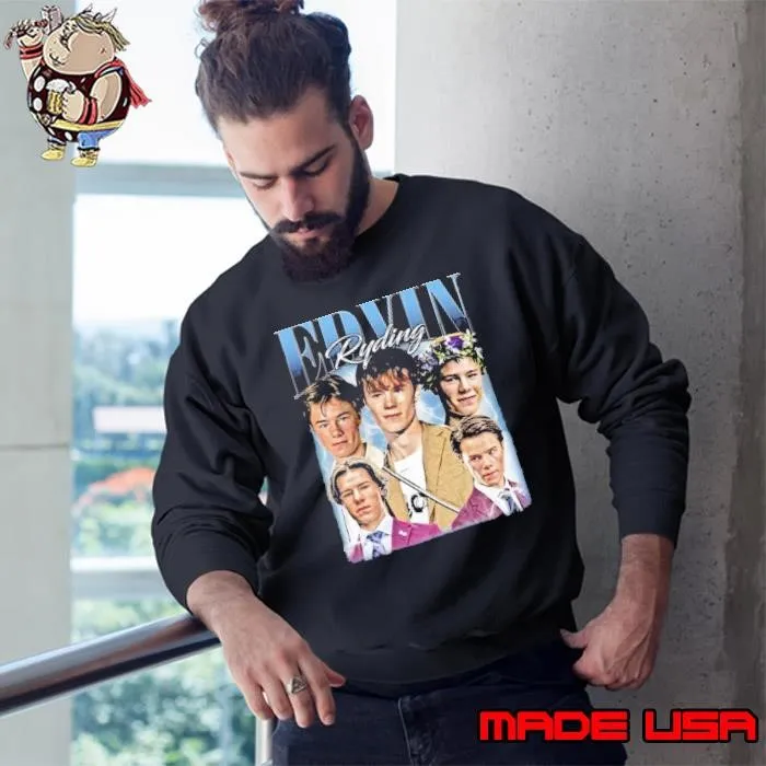 Edvin Ryding Swedish actor internationally with the leading role Sweatshirt