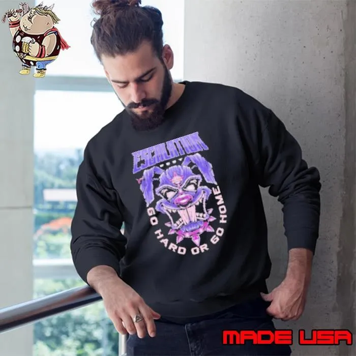 Electric Callboy Escalation Fest 2025 Bunny Go Hard Or Go Home Sweatshirt
