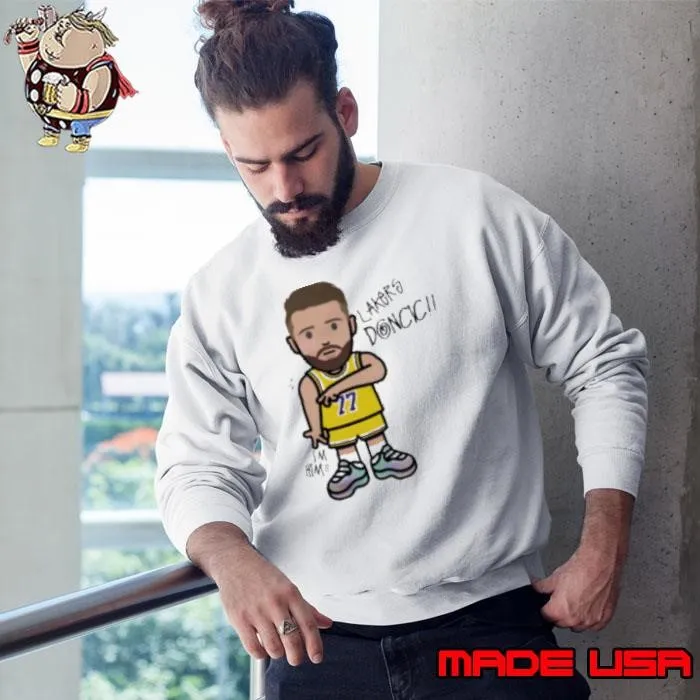 Lakers Doncic Cartoon Shirt