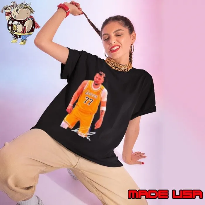 Luka Doncic LA Lakers signature Ladies tee
