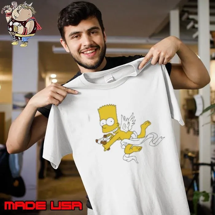 Nice Bart Simpson Cupid Pullover Unisex