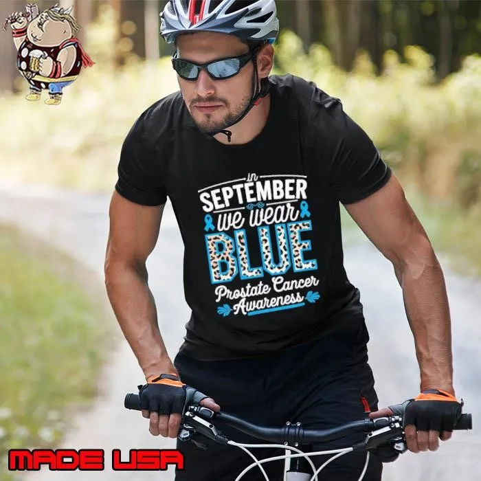 Boho Leopard September Wear Blue Prostate Cancer Awareness Unisex