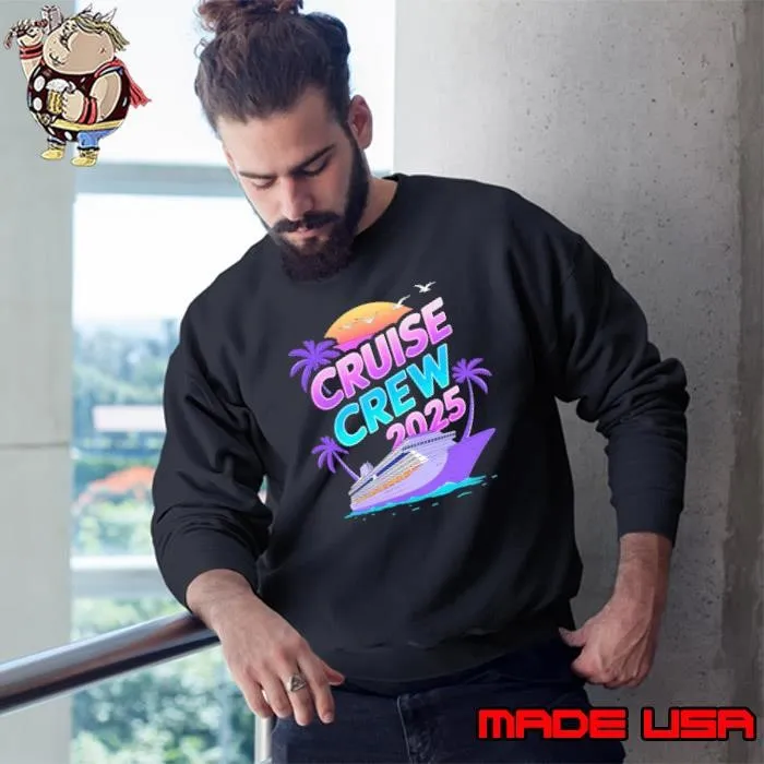 Cruise Crew 2025 Summer Vacation Trip Matching Group Sweatshirt