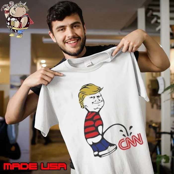 Donald Trump Piss On CNN Fake Shirt