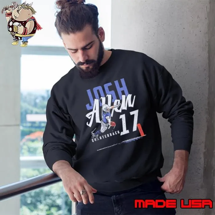 Josh Allen Buffalo Touchdown Dive Quarterback Sweatshirt