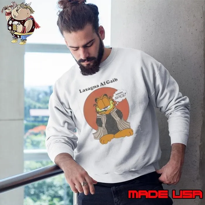 Lasagna Al Gaib Cat Cartoon Sweatshirt