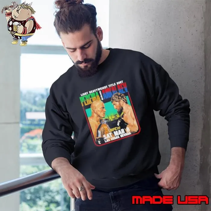 Light Heavyweight Title Bout Alex Pereira Vs Magomed Ankalaev Sweatshirt