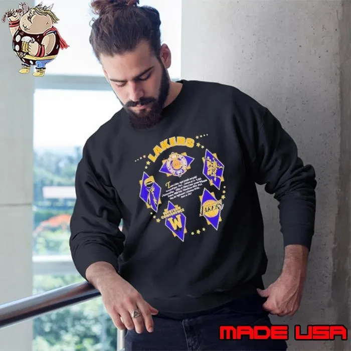 Los Angeles Lakers Purple Gold Western Conference Legacy Sweatshirt