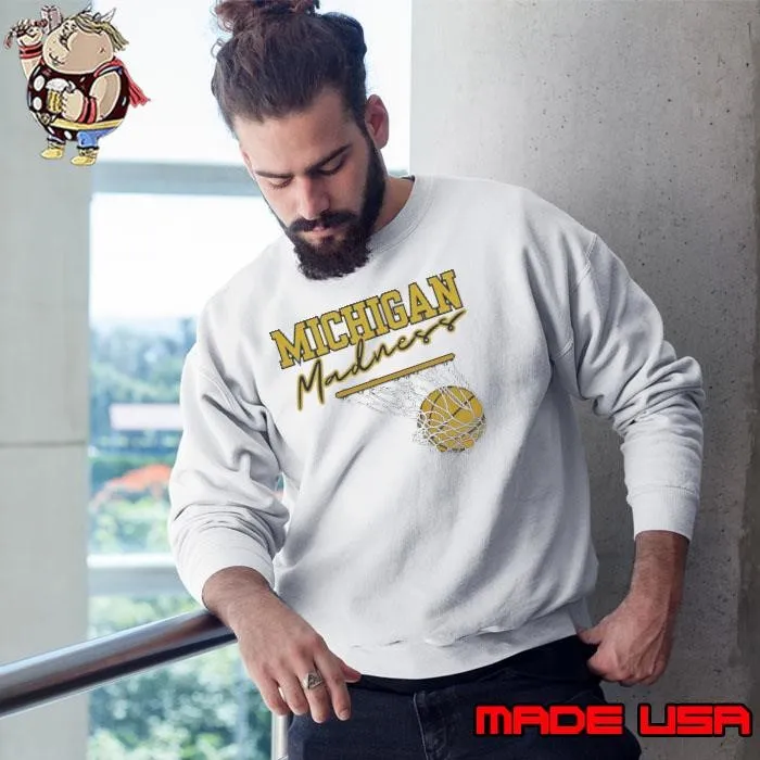 MICHIGAN Madness Basketball Sweatshirt