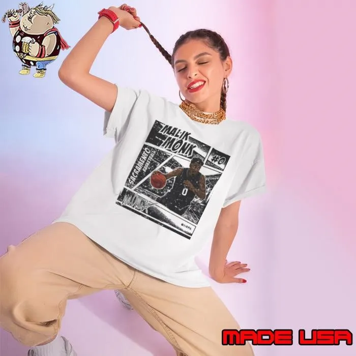Malik Monk American professional basketball Sacramento Comic Ladies tee