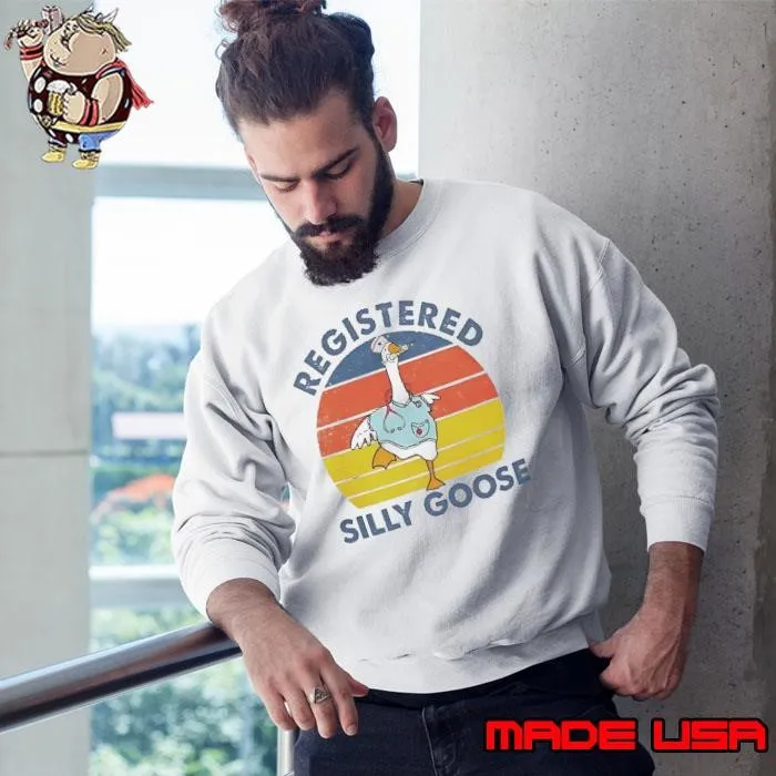Registered Silly Goose Nurse Vintage Sweatshirt