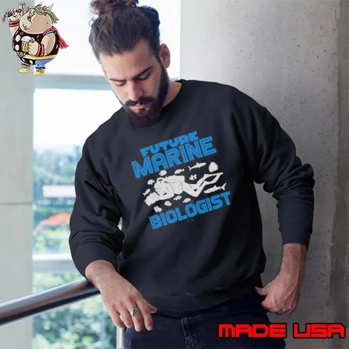 Top Future Marine Biologist Ocean Life Biology Sweatshirt