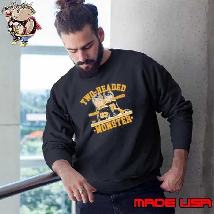 Two Headed Monster Sidney Crosby and Evgeni Malkin Pittsburgh Penguins Sweatshirt