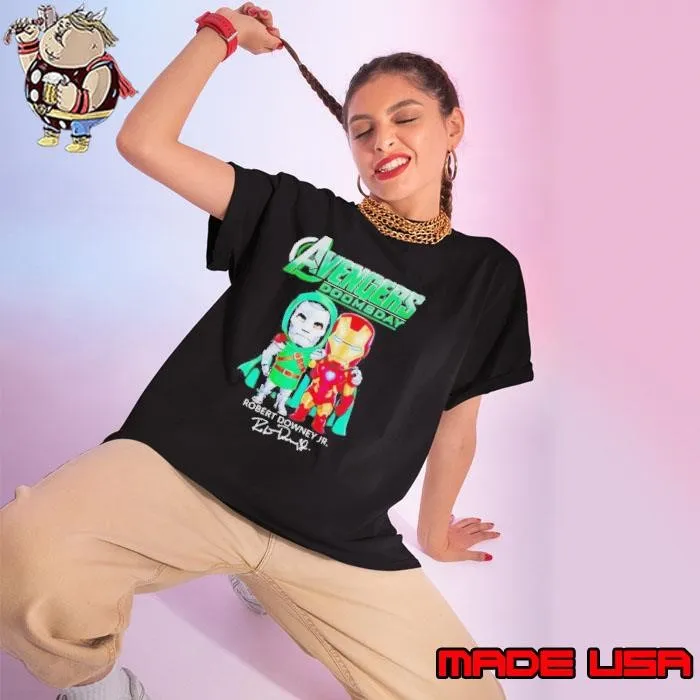 Avengers Doomsday Robert Downey Jr Ladies tee