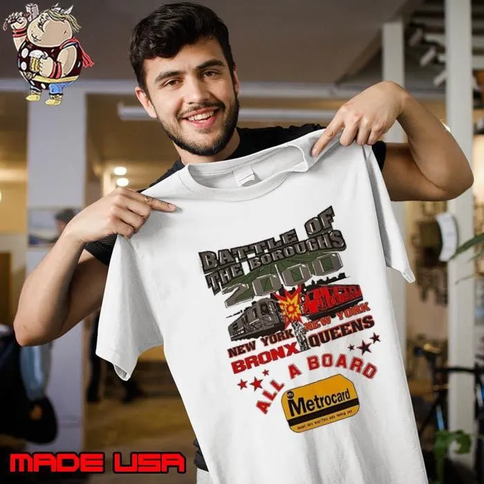 Battle of the boroughs 200 New York Bronx New York Queens all a board Unisex