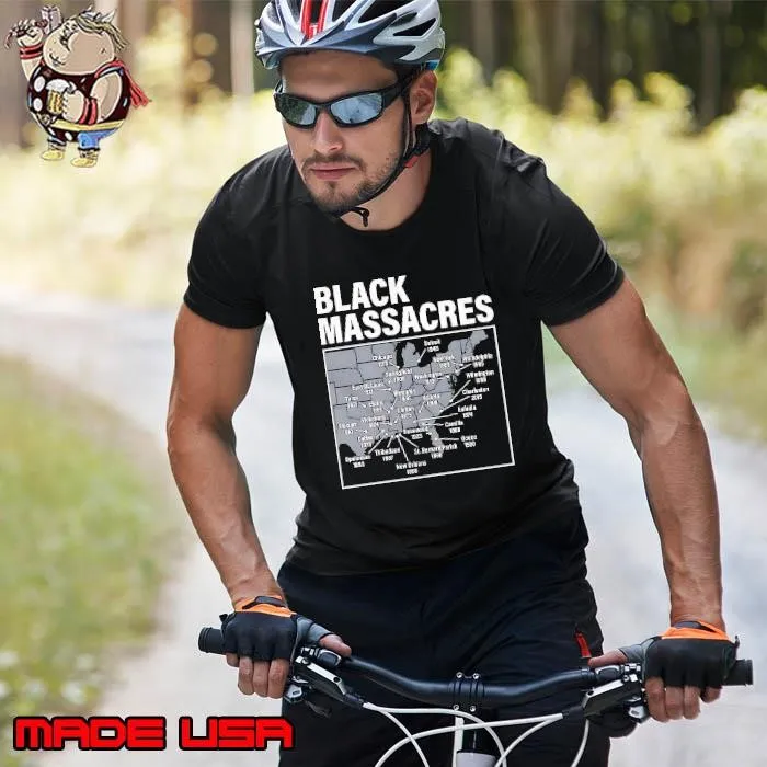 Black Massacres USA Maps Unisex