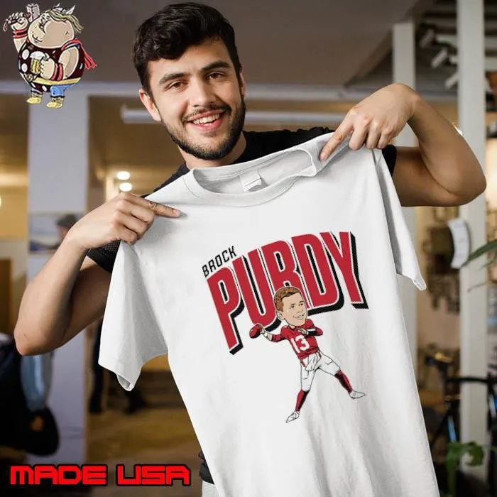Brock Purdy Caricature American professional football quarterback Unisex