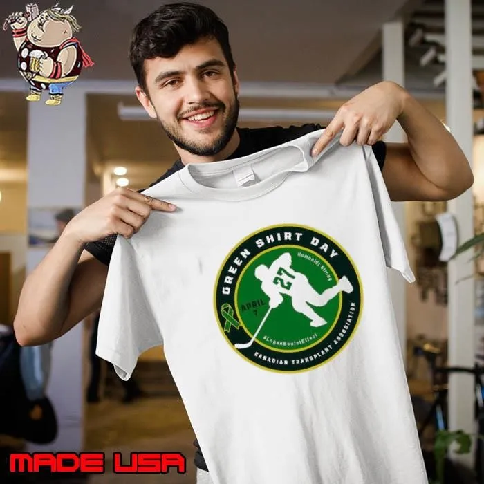 Canadian transplant association Green Day Humboldt Strong NHL logo Unisex
