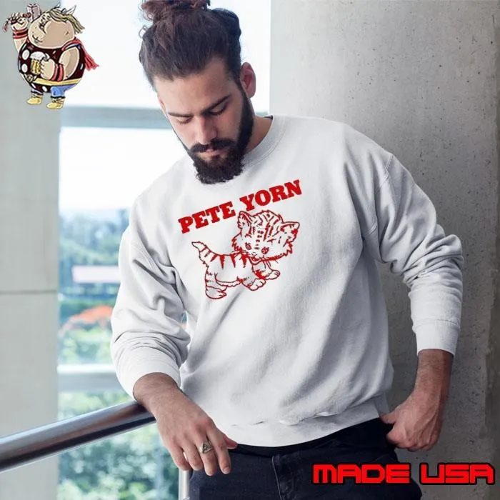 Cat kitten pete yorn Sweatshirt