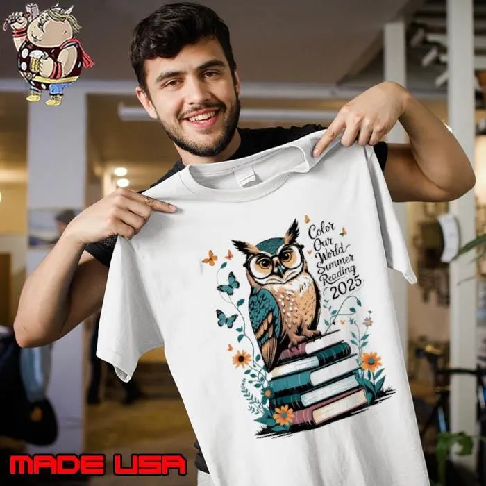 Color Our World Summer Reading Program 2025 Owl Unisex