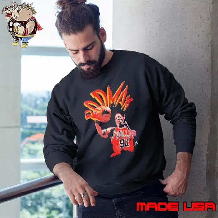 Dennis Rodman Chicago Bulls blaze shirt