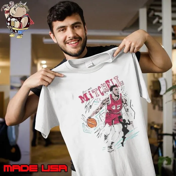 Donovan Mitchell Cleveland Cavaliers Scribble Signature Unisex