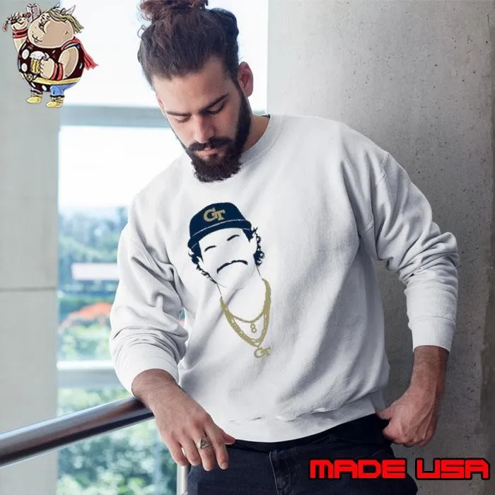 Drew Burress Georgia Tech Baseball Silhouette Sweatshirt
