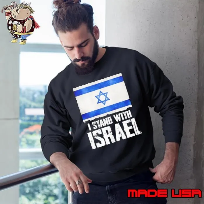Flag I stand with Israel Sweatshirt