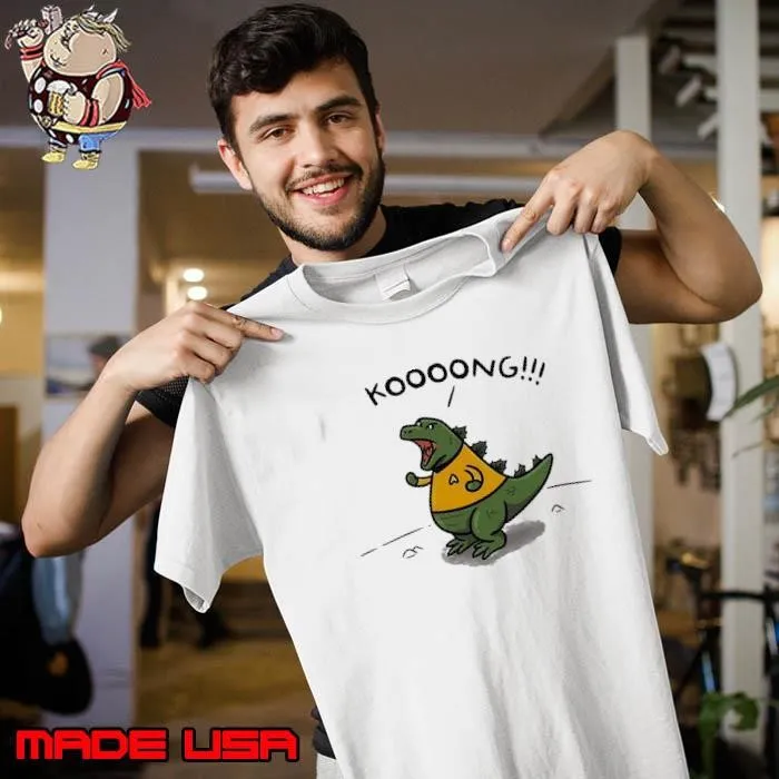 Godzilla Kooong cartoon shirt
