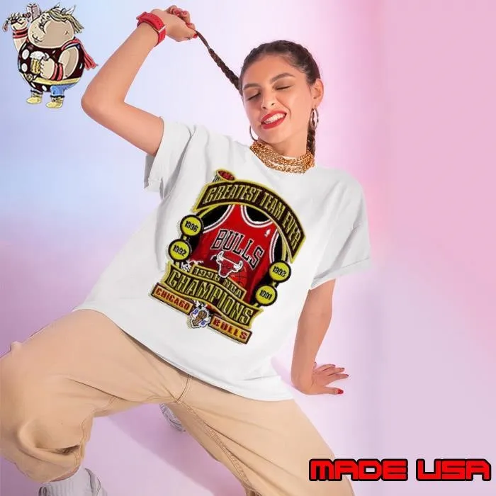 Greatest team ever Chicago Bulls Champions 1996 NBA shirt